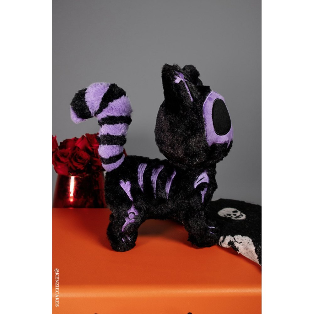 Vampire Freaks - Skelekitty (Purple Bones Limited Edition) PlÃ¼schtier - Schwarz/Lila